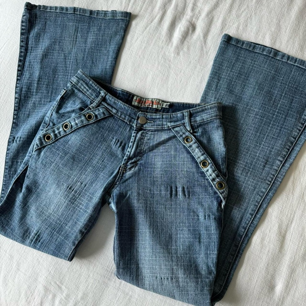Vintage Y2K New Zhuli low rise bootcut jeans - Picture 2 of 8